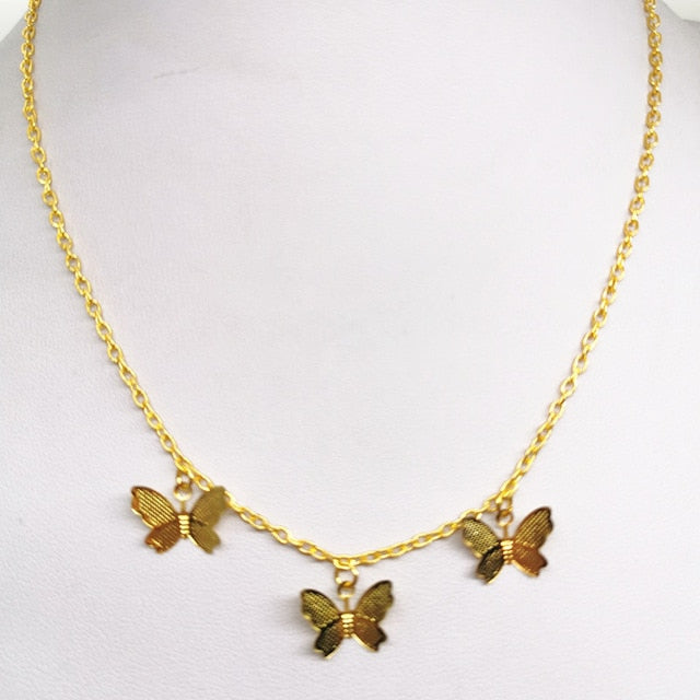 Cute Butterfly Choker Necklace For Women - Shopeasywear