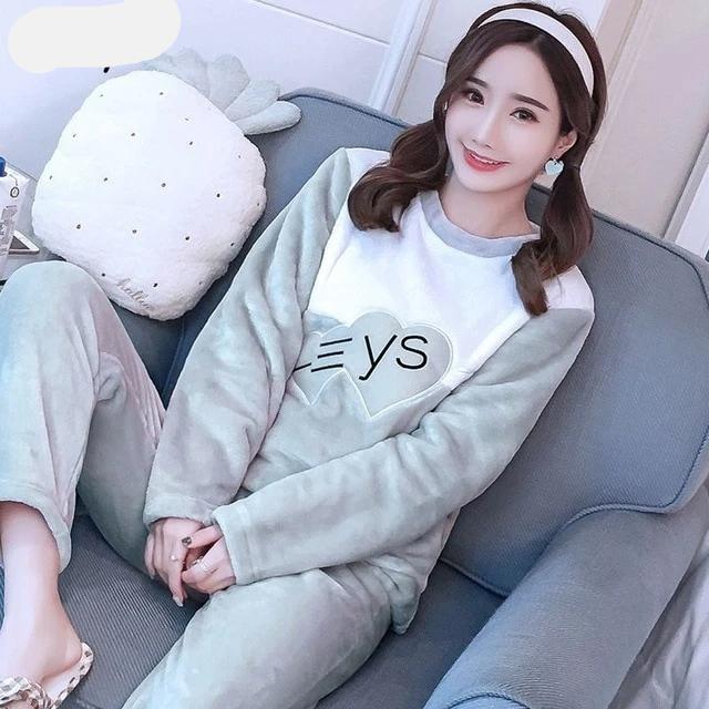 Autumn Winter Women Pajamas Sets