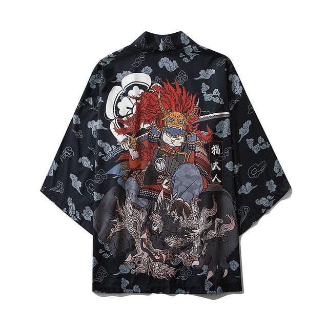 Japanese Style Cat Samurai Clothes