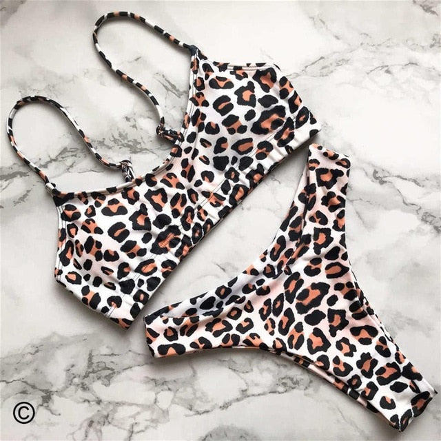 13 Colors 2020 Sexy Leopard Bikini - Jeglow store