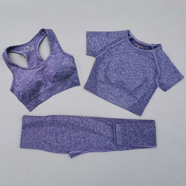 5Pcs Women Vital Seamless Yoga Set - Jeglowstore