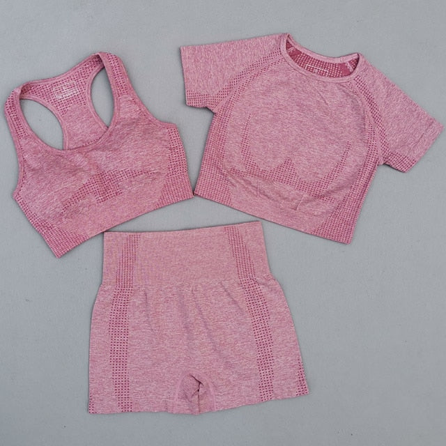 5Pcs Women Vital Seamless Yoga Set - Jeglowstore