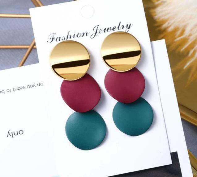 Korean Acrylic Earrings For Women