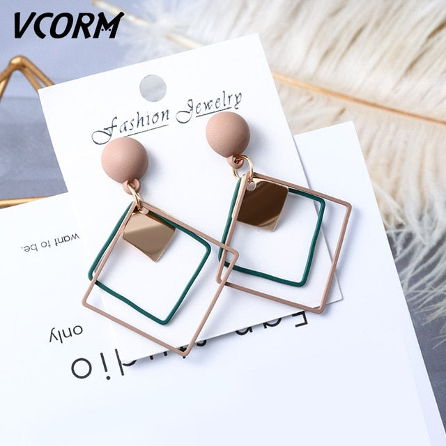 Korean Acrylic Earrings For Women