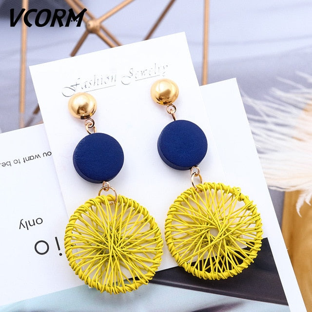 Korean Acrylic Earrings For Women