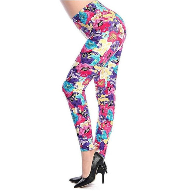 New 2020 Print Flower Leggings
