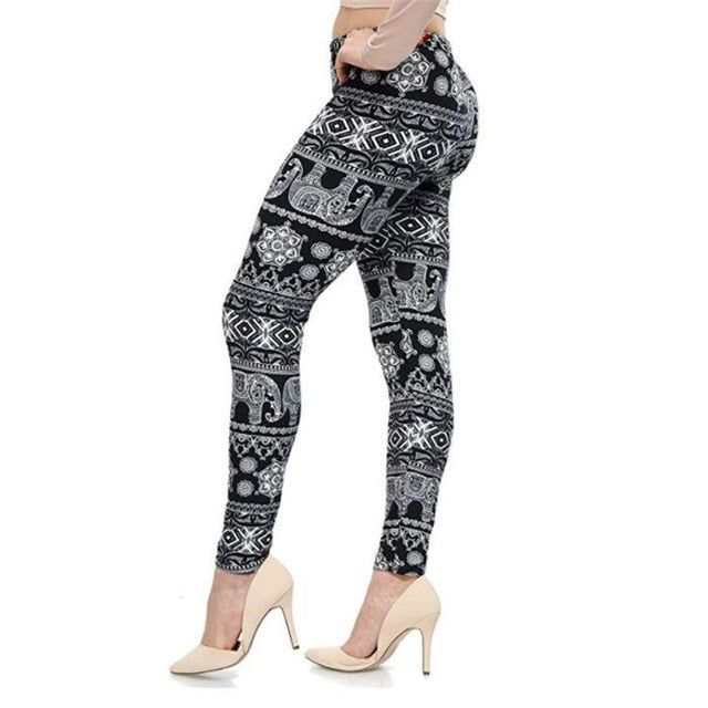 New 2020 Print Flower Leggings