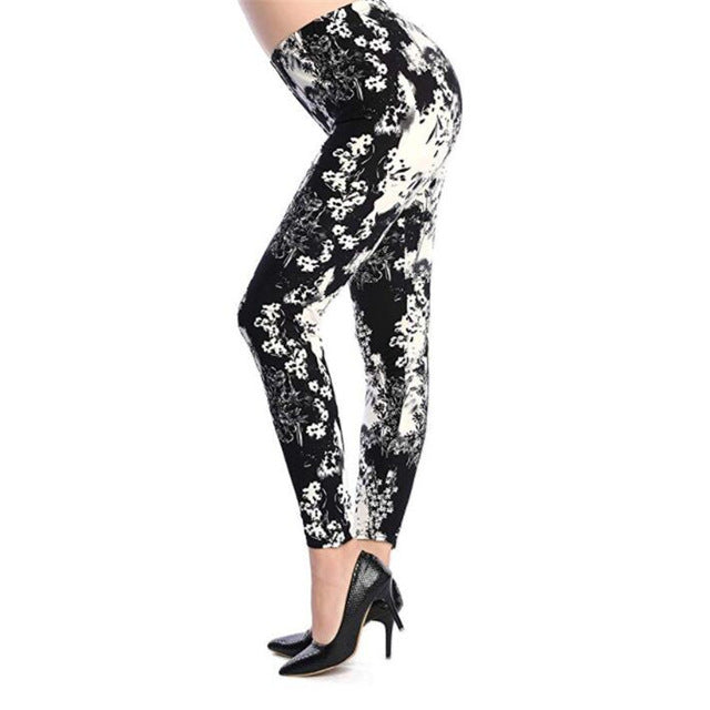 New 2020 Print Flower Leggings