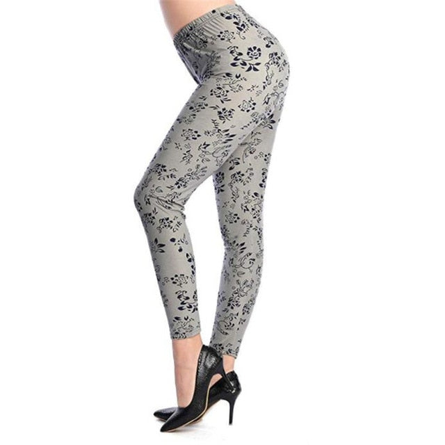 New 2020 Print Flower Leggings