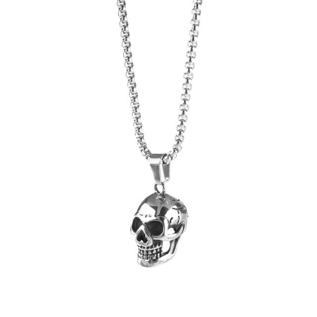 Fashion Punk Skull Men's Necklace