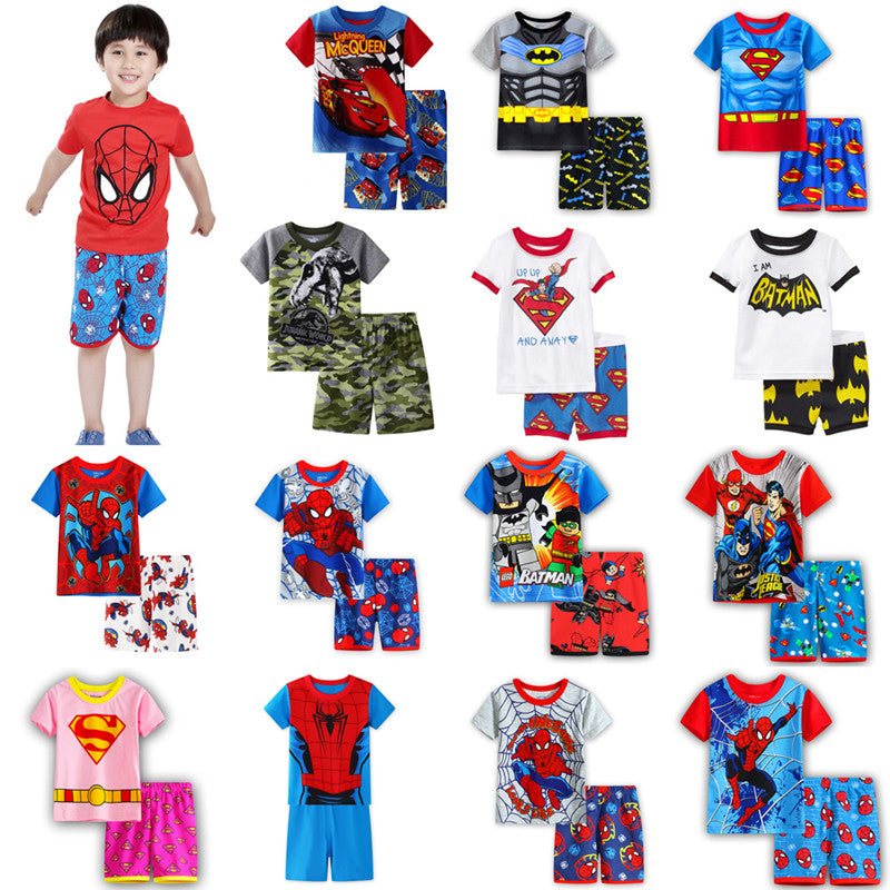 Summer Short-sleeved Children's Pajamas