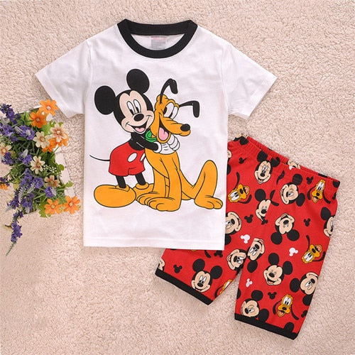 Summer Short-sleeved Children's Pajamas
