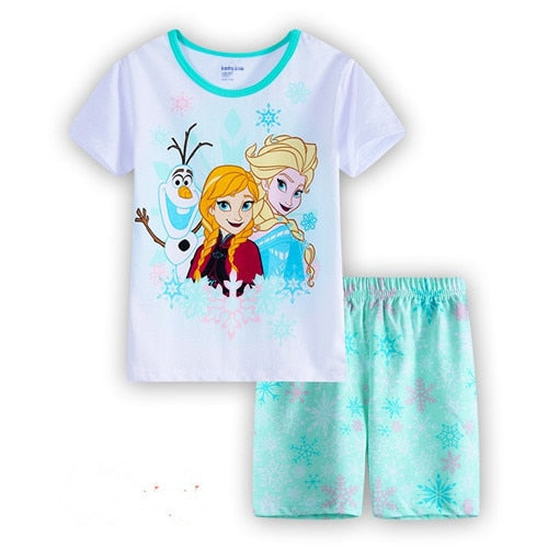 Summer Short-sleeved Children's Pajamas