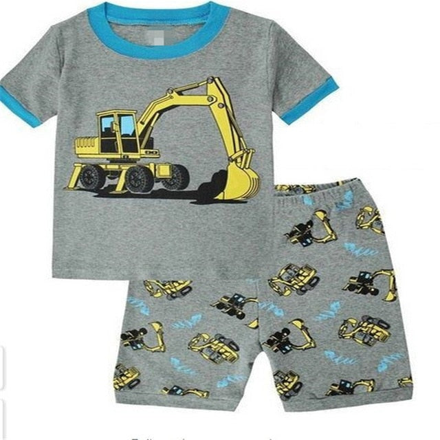 Summer Short-sleeved Children's Pajamas