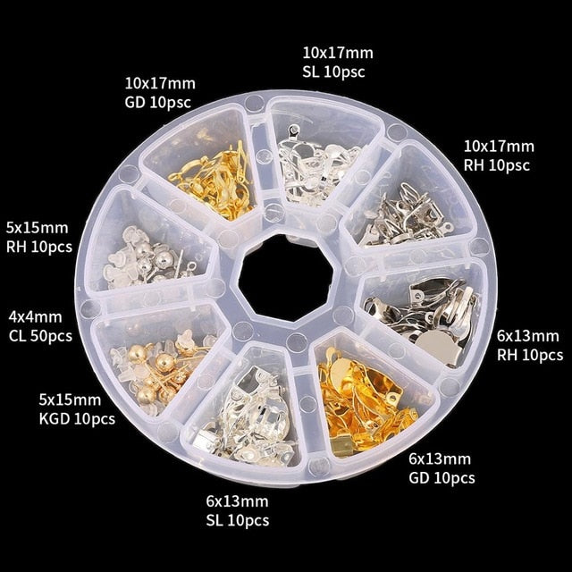 Mixed Jewelry Findings Material Beads