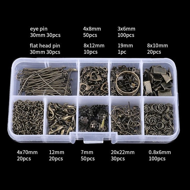 Mixed Jewelry Findings Material Beads