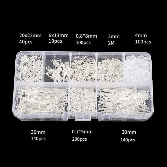 Mixed Jewelry Findings Material Beads