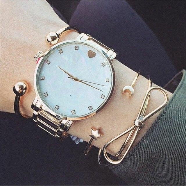 Open Silver Color Bracelet