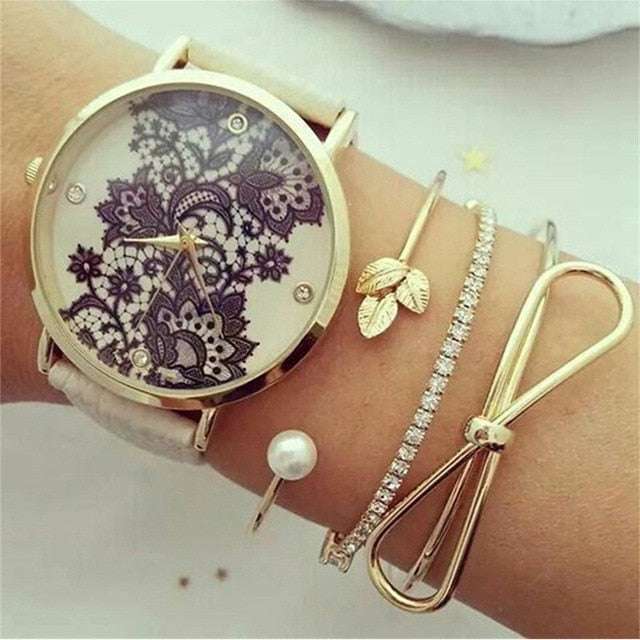 Open Silver Color Bracelet