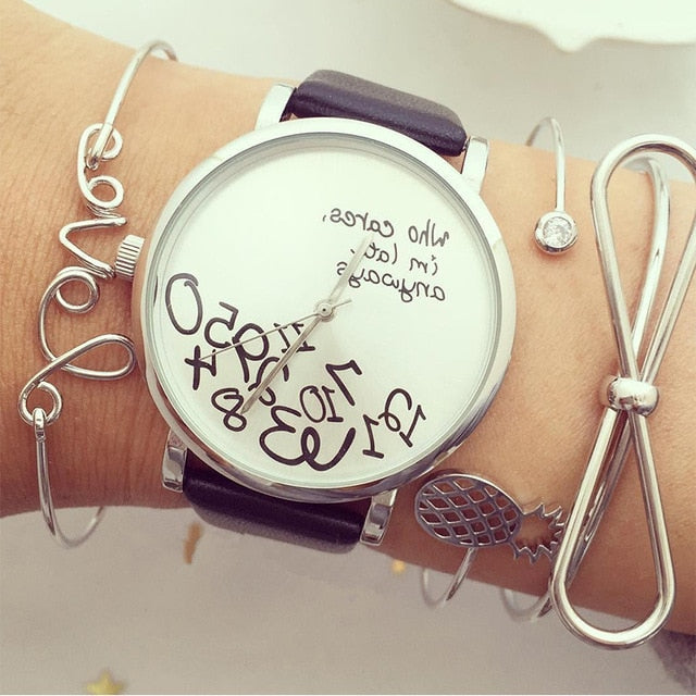 Open Silver Color Bracelet