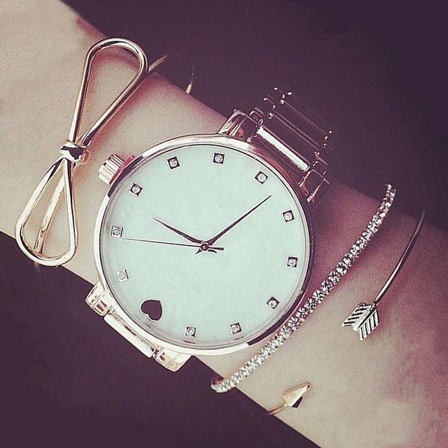 Open Silver Color Bracelet