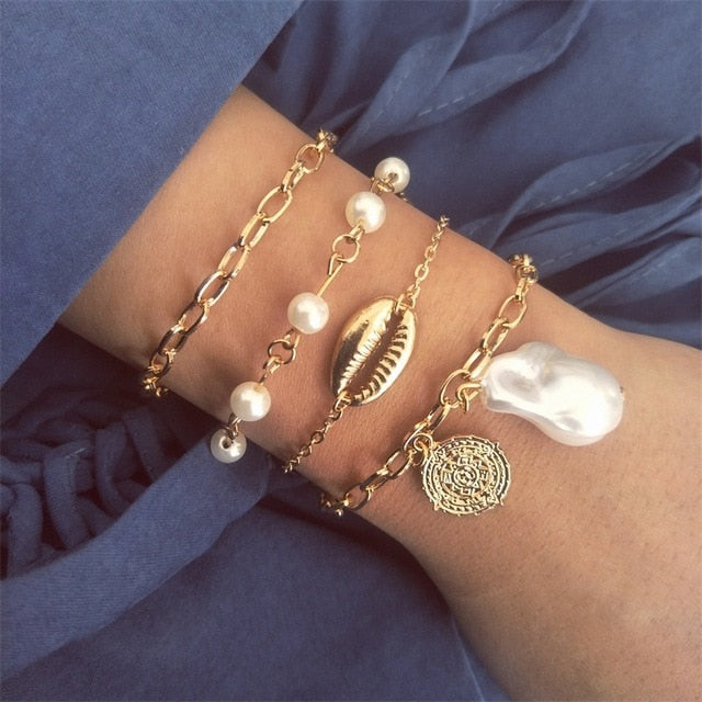 Open Silver Color Bracelet