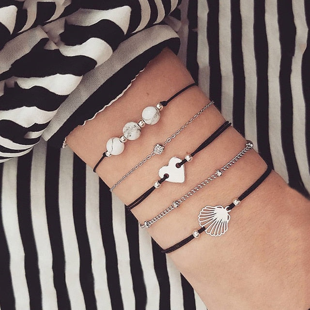 Open Silver Color Bracelet