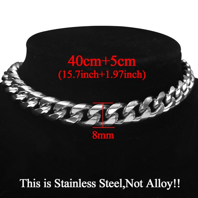 Stainless Steel Choker Necklace