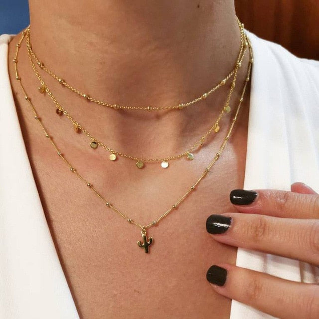 Crystal Heart Choker Necklace For Women