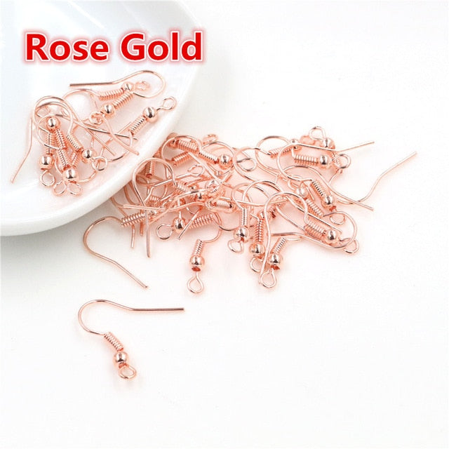 100pcs/lot 20x17mm DIY Earring Findings Hooks - Jeglow store