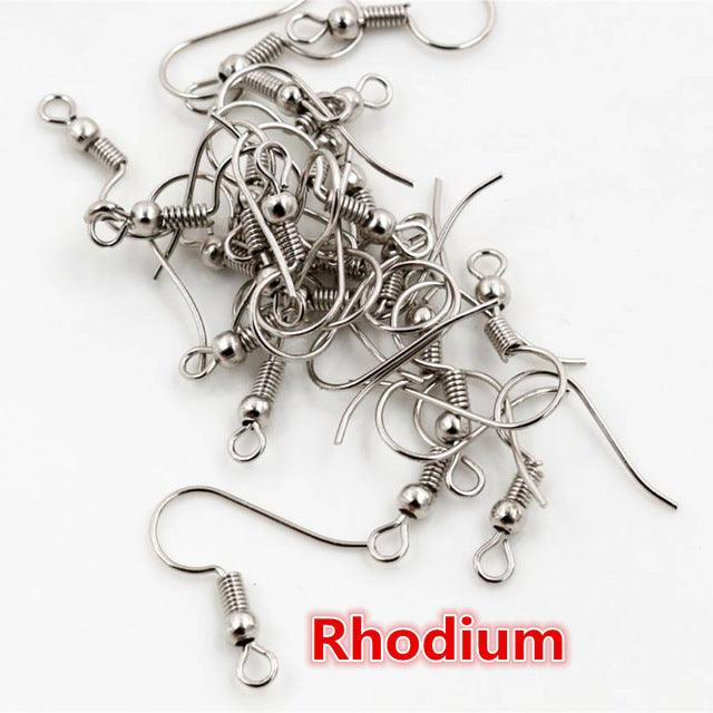 100pcs/lot 20x17mm DIY Earring Findings Hooks - Jeglow store