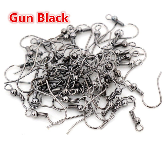 100pcs/lot 20x17mm DIY Earring Findings Hooks - Jeglow store