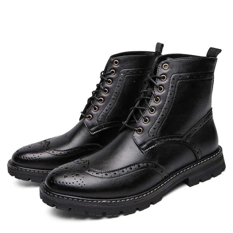 Leather Men Boots