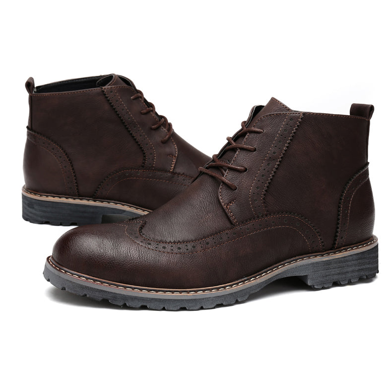High Top Vintage Men Boots