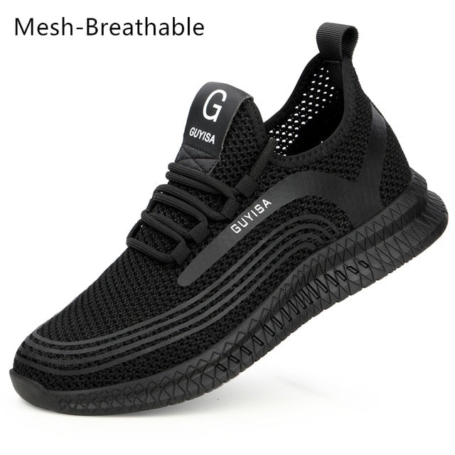 Breathable Men's Safety Shoes