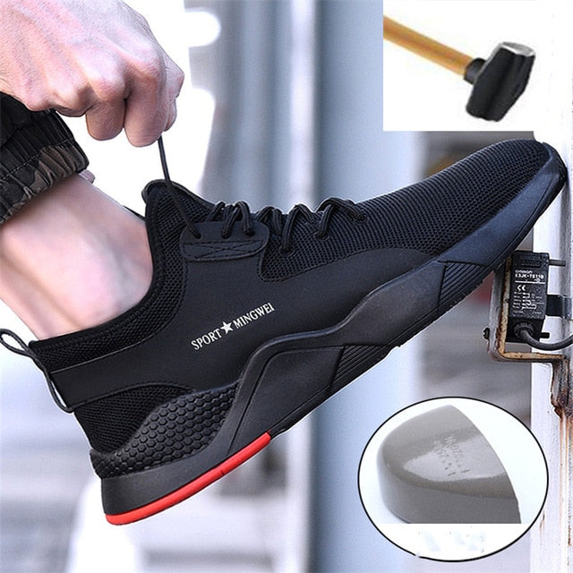 Breathable Men's Safety Shoes