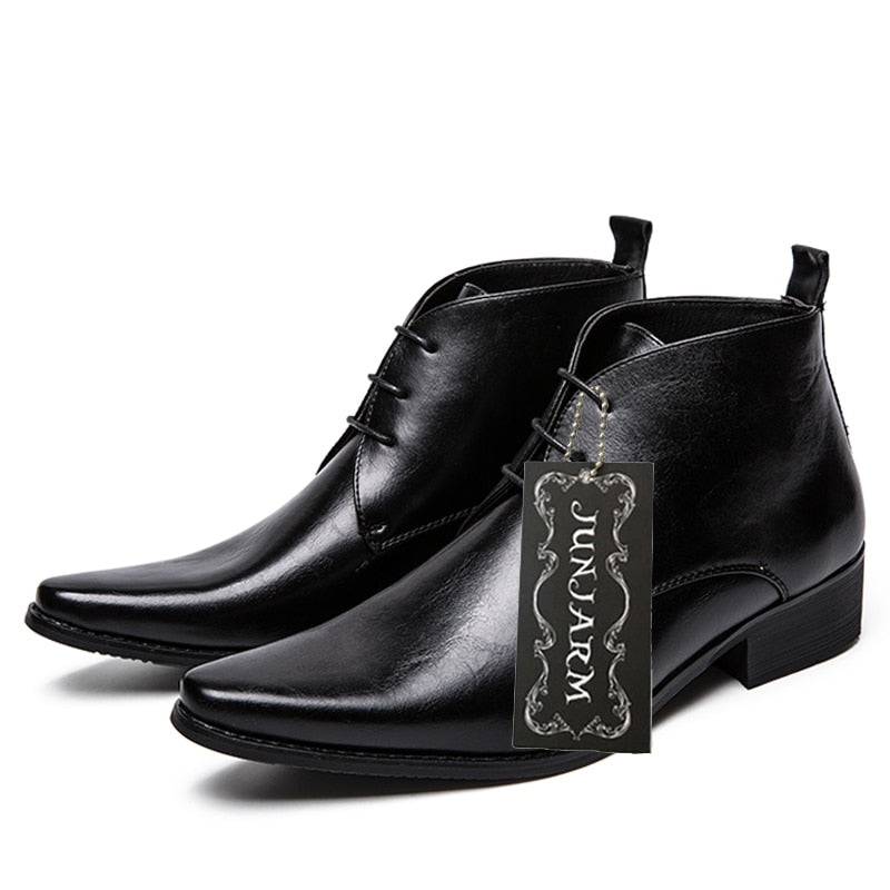 Men Business Dress Boots