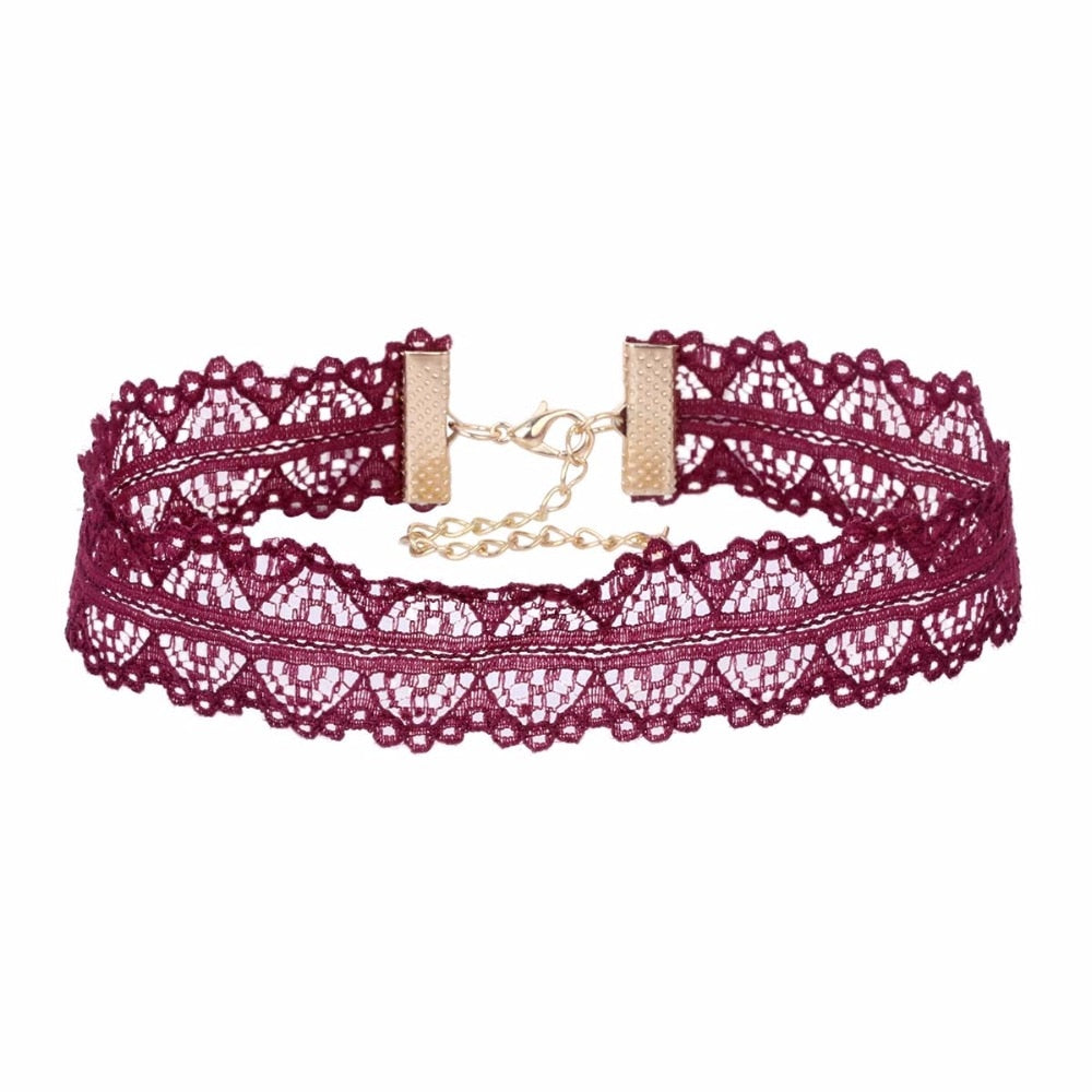 Lace Choker Necklace - Shopeasywear