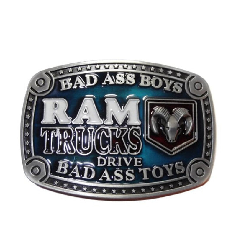 Bad Ass Ram Belt Buckle - Shopeasywear