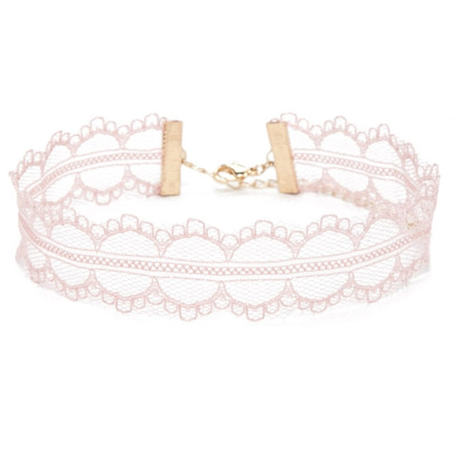 Lace Choker Necklace - Shopeasywear