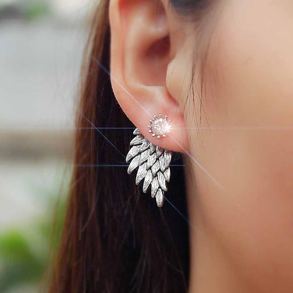 Women's Angel Wings Stud Earrings - Shopeasywear