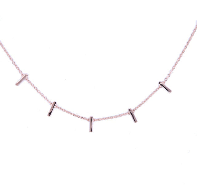 choker bar simple necklace - Shopeasywear