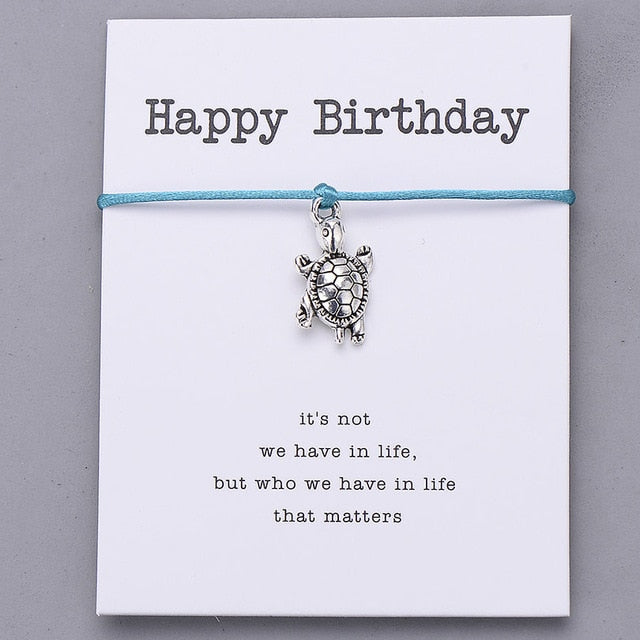 Happy Birthday Gift Bracelet for Women Men Kids - Shopeasywear