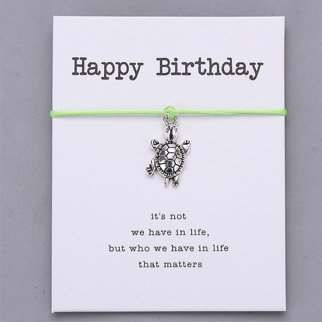 Happy Birthday Gift Bracelet for Women Men Kids - Shopeasywear