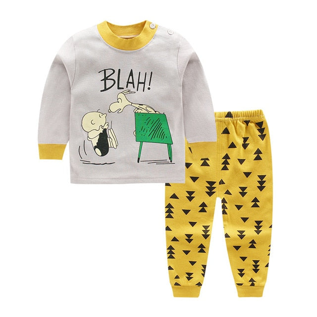 Cartoon Kids Pajamas Sets