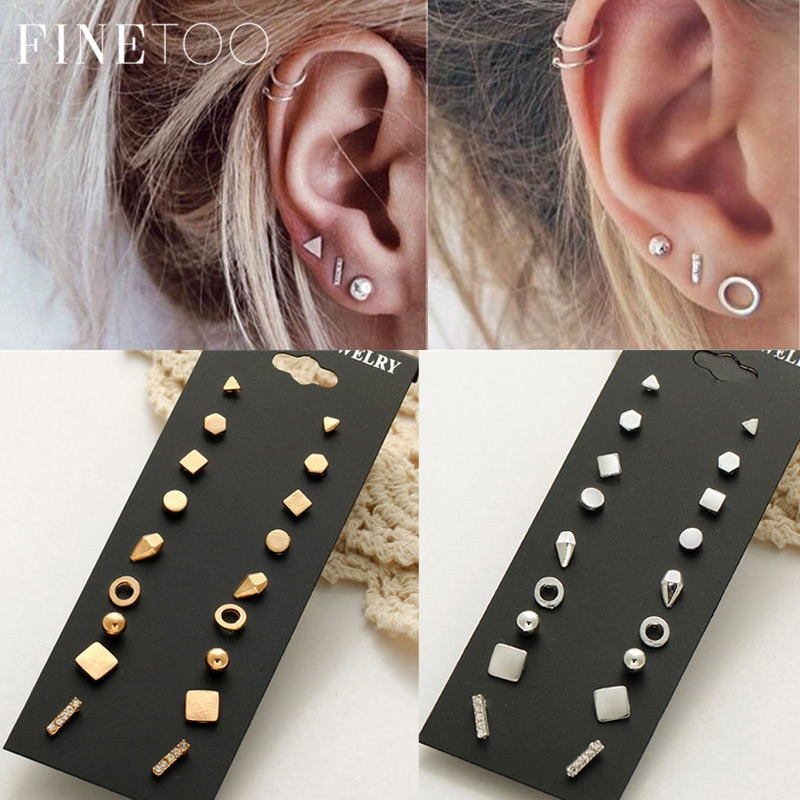 Minimalist Mixed Small Earrings Set - Shopeasywear