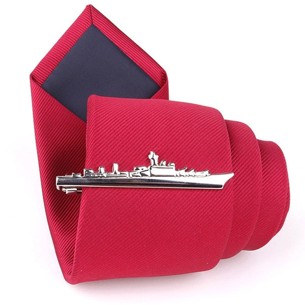 Cute Steamship Men Tie Clip - Shopeasywear