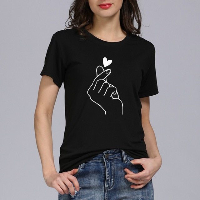 Graphic Love New Arrival Women T Shirt - Shopeasywear