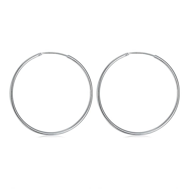 Silver Hoop Earring For Women