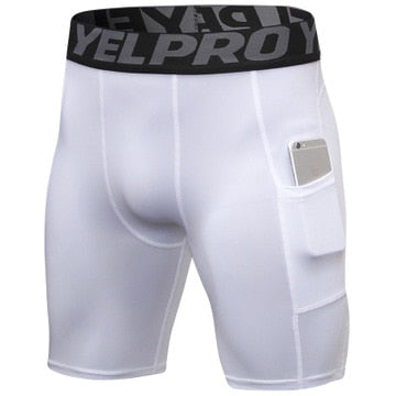 Men's Compression Shorts With Pockets S - Shopeasywear